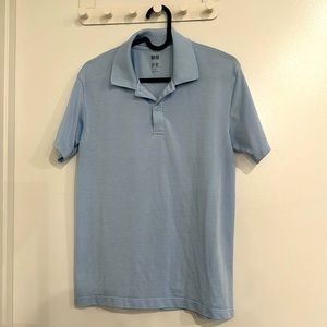 Uniqlo Light blue dry polo shirt